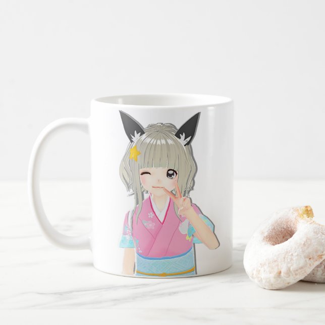 t_mikage mug[VW]/ミカゲマグ[VW] コーヒーマグカップ Coffee Mug (With Donut)