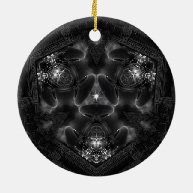 T.O.L.O.B Enigma Ceramic Tree Decoration (Back)