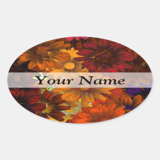 t oval sticker