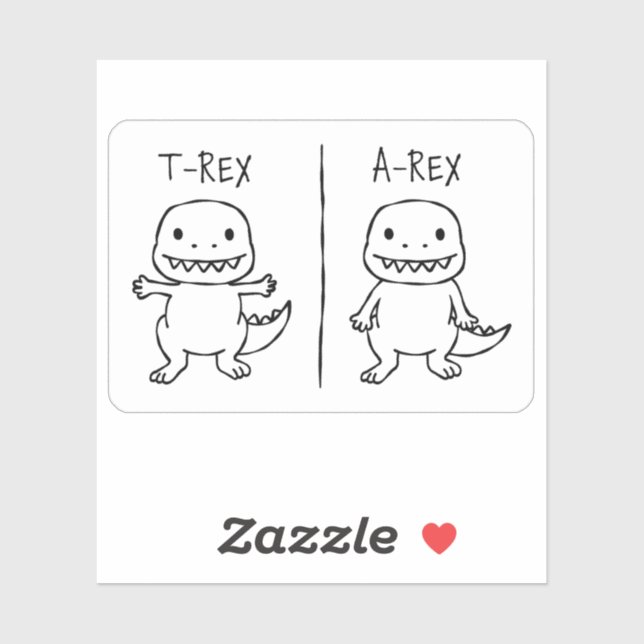 T-Pose T-Rex Sketch (Sheet)