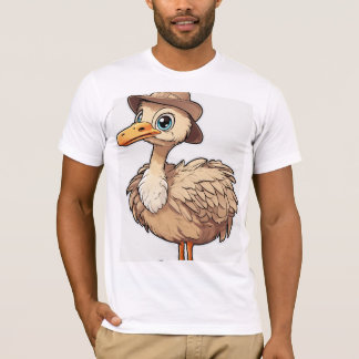 T-"Quirky Duck Print T-Shirt - Fun and Stylish Tee