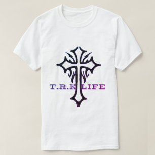 T.R.K CROSS EMBLEM LOGO TSHIRT