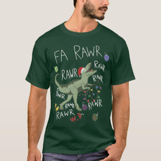 T Re Christmas Dinosaur Dinosaur Christmas family T-Shirt