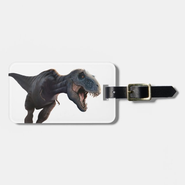 T Rex 2 Luggage Tag (Front Horizontal)