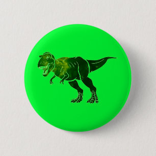 T-Rex 6 Cm Round Badge