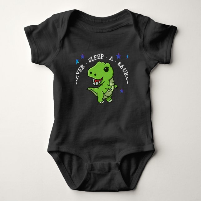 T-Rex Baby Bodysuit  (Front)