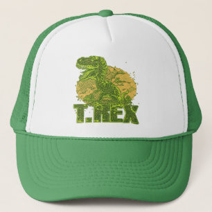 T Rex Big Dot Trucker Hat