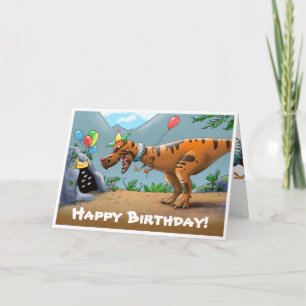 T-Rex Birtday Card