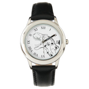 T-Rex (Black and White) Watch