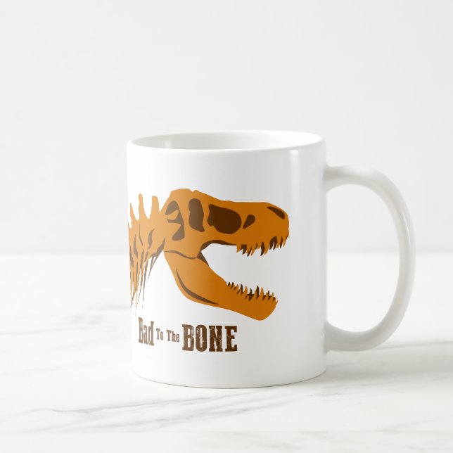 T-Rex Bones Coffee Mug (Right)