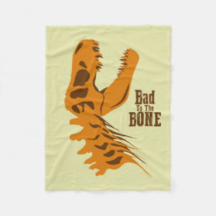 T-Rex Bones Fleece Blanket