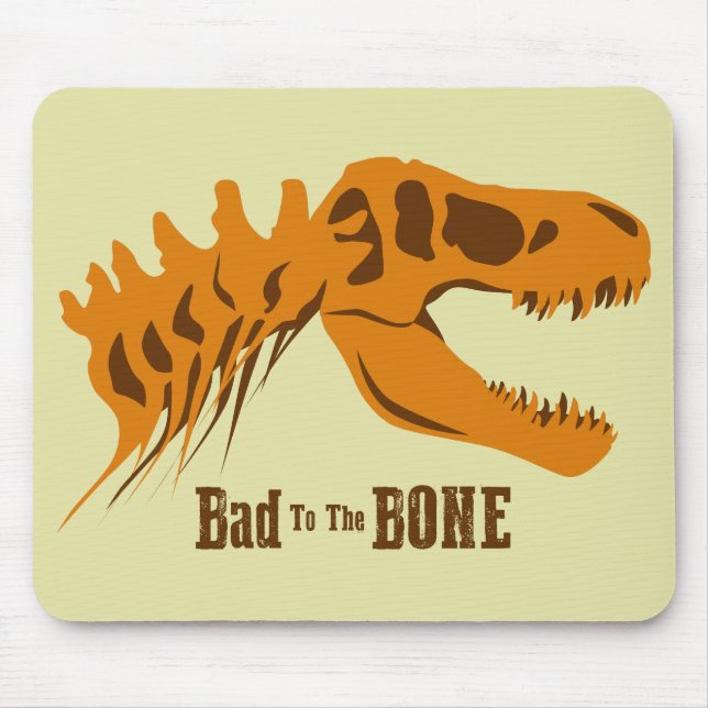 T-Rex Bones Mouse Pad (Front)