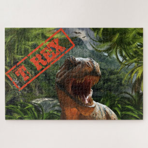 T Rex Boys Dinosaur Jurassic  Jigsaw Puzzle