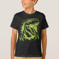 T-Rex Breaking Through Kids