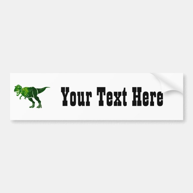 T-Rex Bumper Sticker (Front)