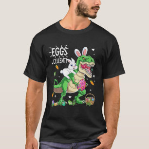 T Rex Bunny Egg Eggscellent Dinosaur Boys Kids Tod T-Shirt