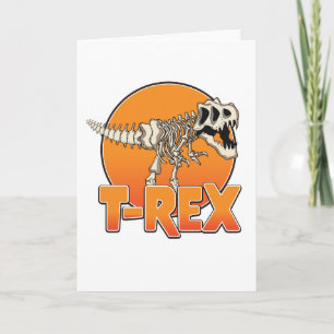 T-REX cartoon logo Invitation