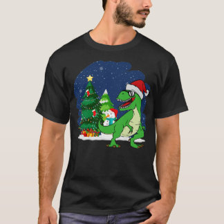 T Rex Christmas T-Shirt