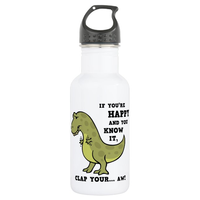 T-Rex Clap II 532 Ml Water Bottle (Front)