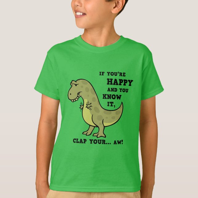 T-Rex Clap II T-Shirt (Front)