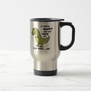 T-Rex Clap II Travel Mug