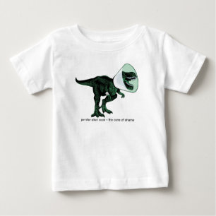T-Rex Cone of Shame 2 baby T T-Shirt