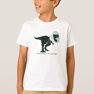 T-Rex Cone of Shame 2 kid's T T-Shirt
