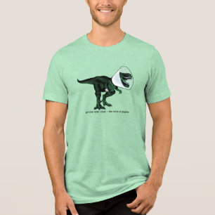 T Rex Cone of Shame    Jennifer ellen Cook Tri-Blend Shirt