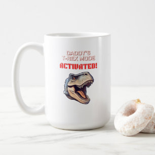 T-Rex Dad Mode Activated dinosaur meme Coffee Mug