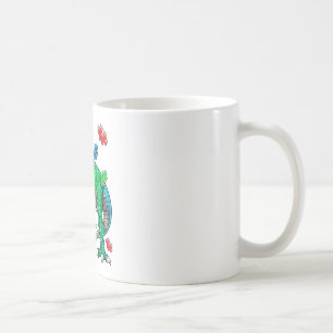 T Rex Dinosaur Autism Awareness Puzzle Piece Gift Coffee Mug