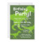 T-Rex dinosaur birthday party invitations for kids