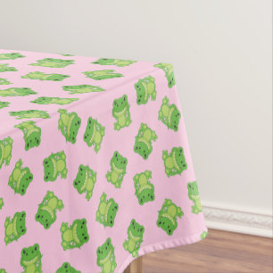 T-Rex Dinosaur Birthday Party Pink Tablecloth