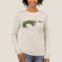 T-Rex Dinosaur Boop womens top 