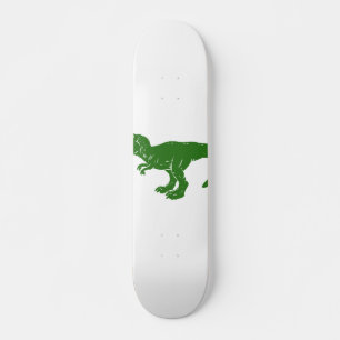 T rex dinosaur - Choose background color Skateboard
