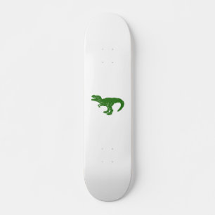 T rex dinosaur - Choose background colour Skateboard
