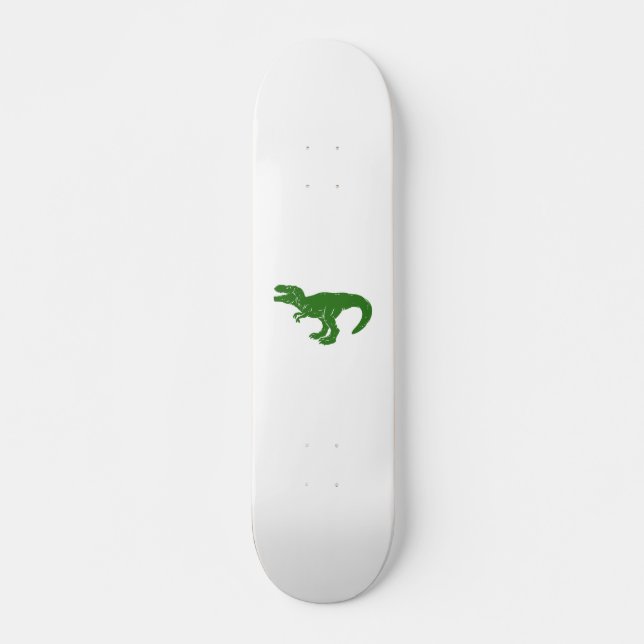 T rex dinosaur - Choose background colour Skateboard (Front)