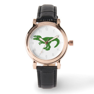 T rex dinosaur - Choose background colour Watch