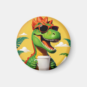 T-Rex Dinosaur Funny Magnet