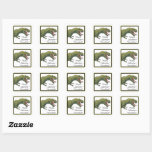 T-Rex Dinosaur Hanukkah Greeting Card Postcard Square Sticker<br><div class="desc">T-Rex</div>