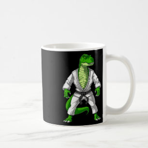 T-rex Dinosaur Jiu-jitsu Judo Karate Taekwondo Mar Coffee Mug