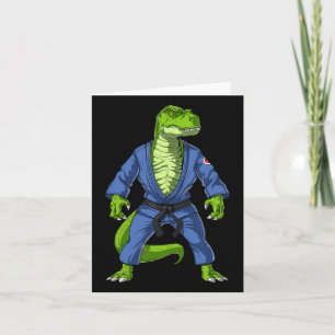 T-rex Dinosaur Jiu-jitsu Judo Ninja Martial Arts K Card
