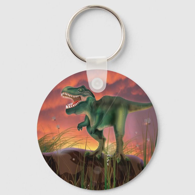 T-Rex Dinosaur Key Ring (Front)