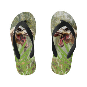 T-Rex Dinosaur Kids Flip Flops