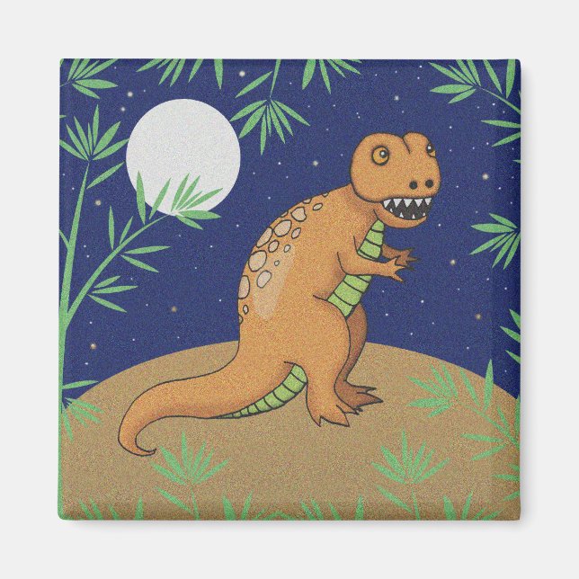 T-Rex Dinosaur Magnet (Front)