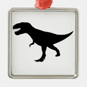 T Rex Dinosaur Metal Tree Decoration