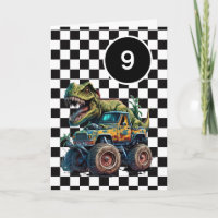 T-rex Dinosaur Monster Truck 10th Birthday