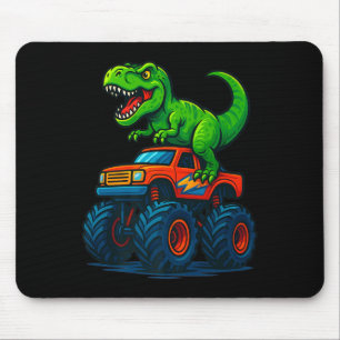 T-rex Dinosaur Monster Truck Boys Birthday School Mouse Pad