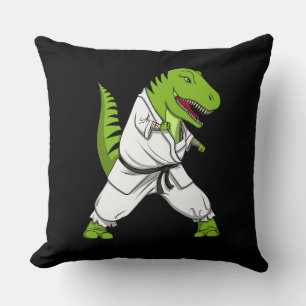 T-Rex Dinosaur Ninja Martial Arts Karate Cushion