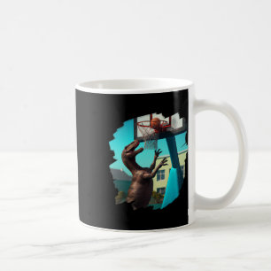 T Rex Dinosaur Playing Sketll Fun Dinosaur Sketll Coffee Mug