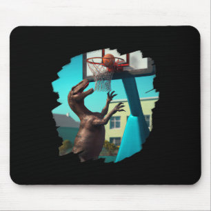 T Rex Dinosaur Playing Sketll Fun Dinosaur Sketll Mouse Pad